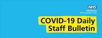COVID-19 Daily Staff Bulletin header